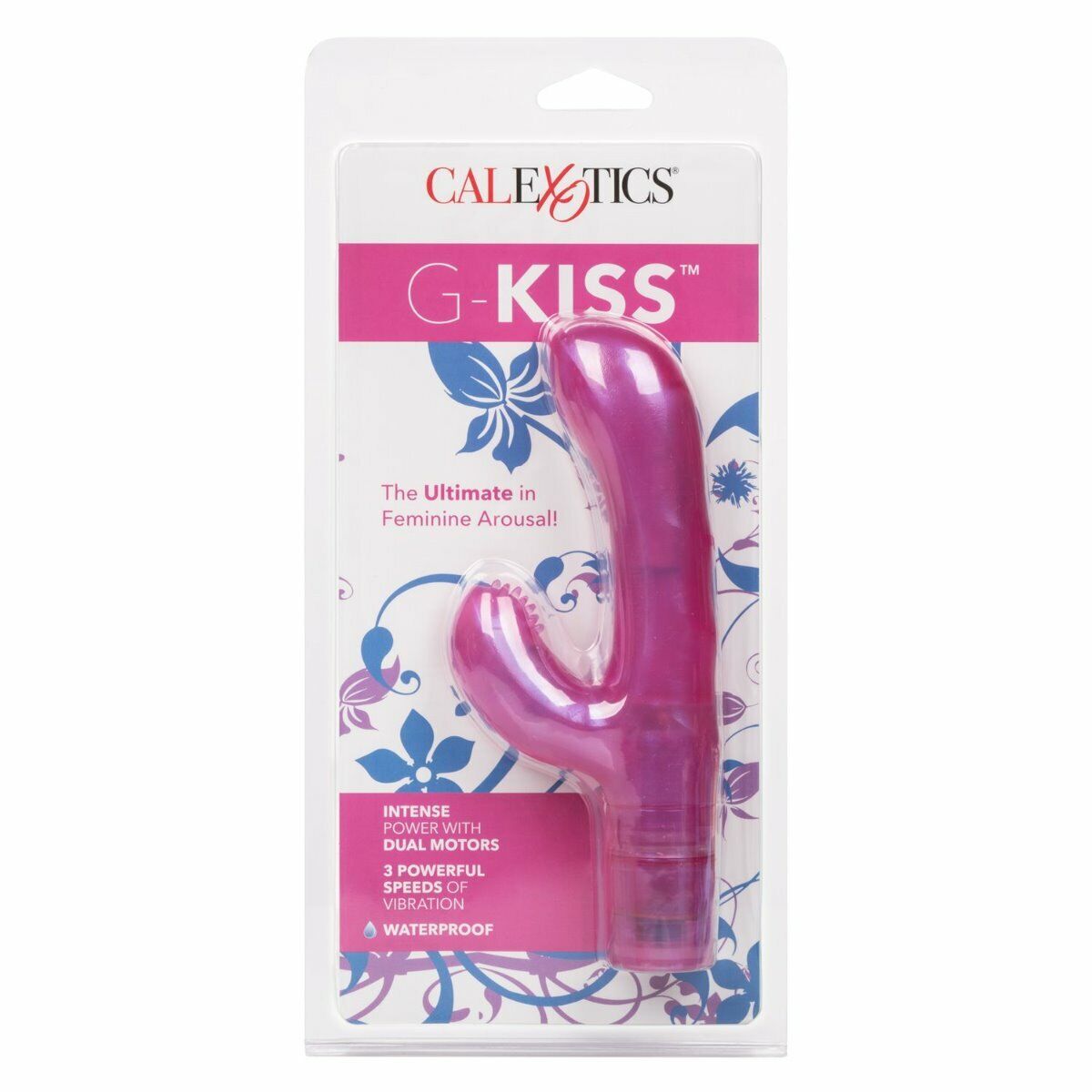 G-Kiss Vibrator Clit G-spot Dual Stimulator Vibe Sex-toys for Women