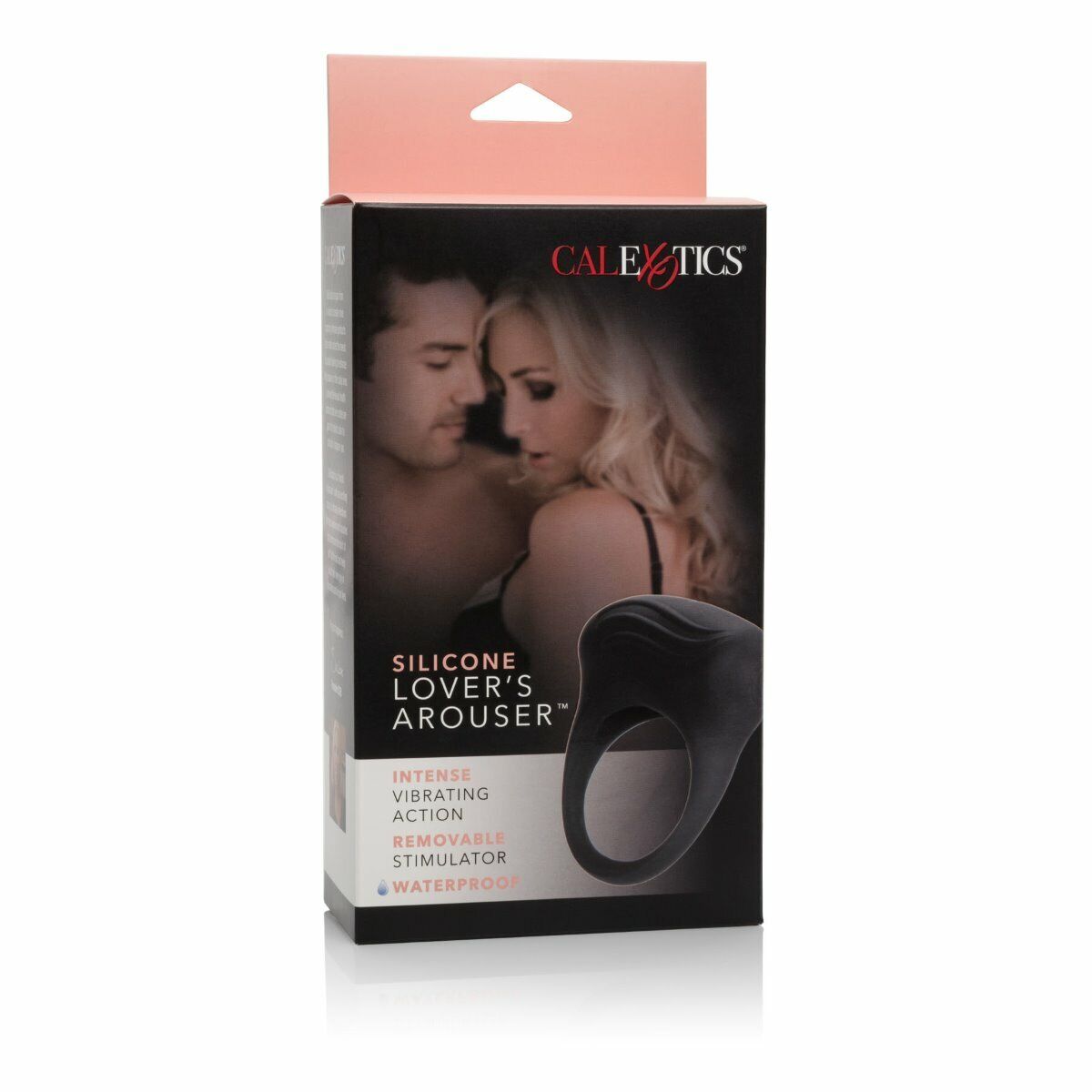 Waterproof Silicone Lover's Arouser Vibrating Penis Cock Ring Enhancer