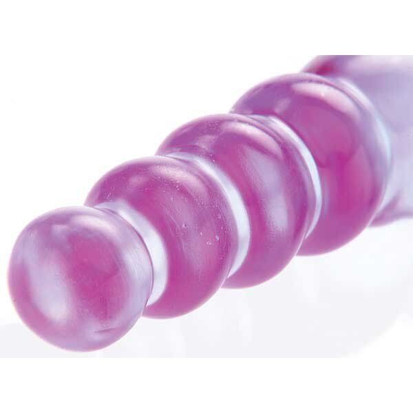 Doc Johnson Anal Delight Crystal Jellie Jelly Anal Butt Plug Beads Probe Sex Toy