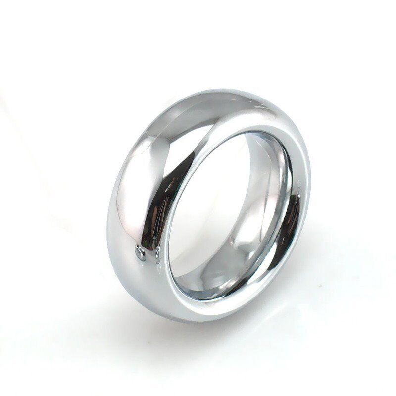 1.75" Heavy Duty Stainless Steel Metal Silver Cock Ring Penis Enhancer Band