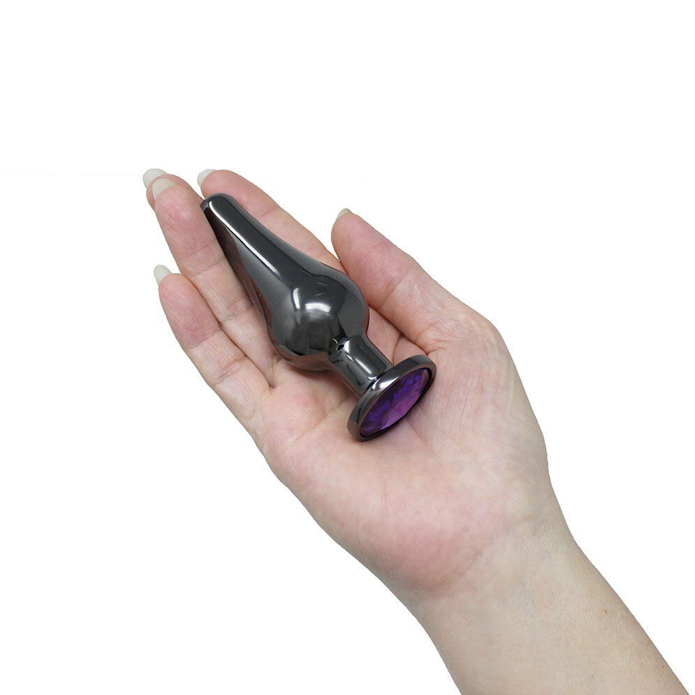 Purple Gem Anal Butt Plug Anal Play Sex-toys for Men Women Couples