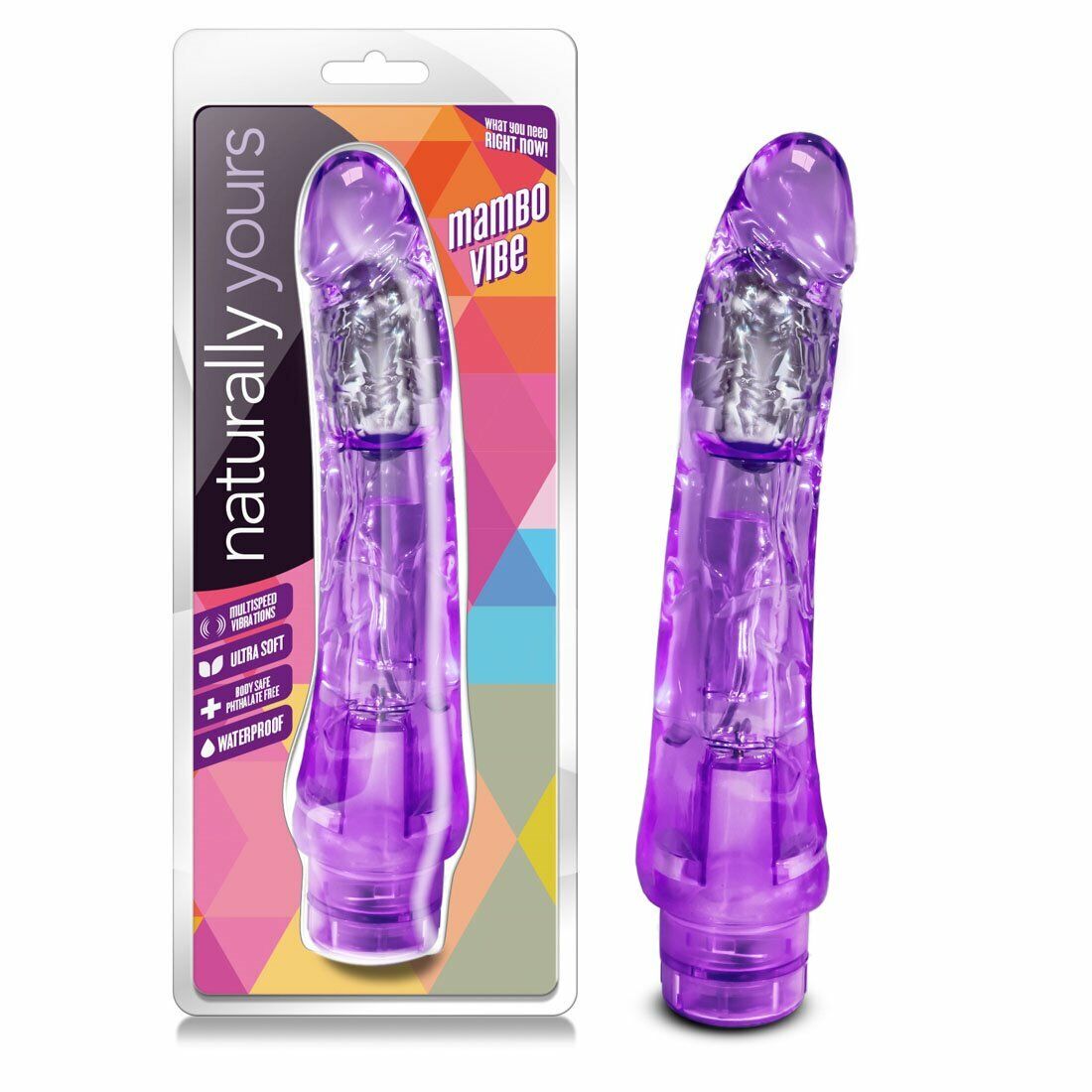 8" Soft Jelly Realistic Clit G-spot Anal Vibe Vibrator Dildo Sex-toys for Women