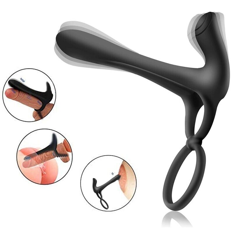 Cock Armor Vibrating Cock Penis Extension Sleeve Ring Girth Enhancer Enlarger