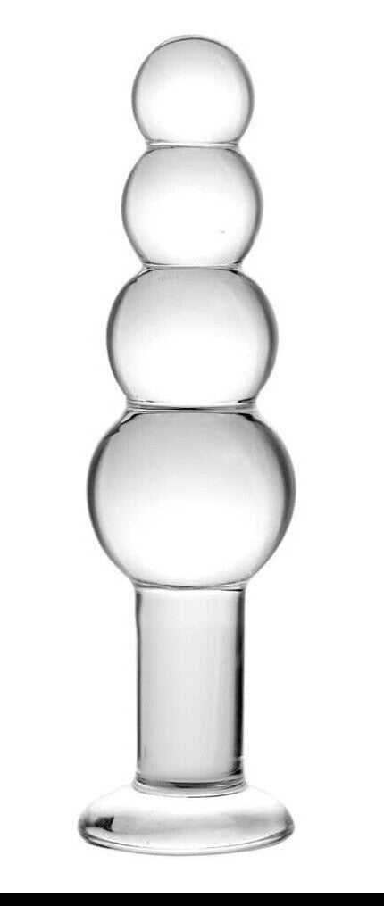 Beaded Glass Anal Butt Plug Dildo Beads Anal Sex Toys for Men Women Couples