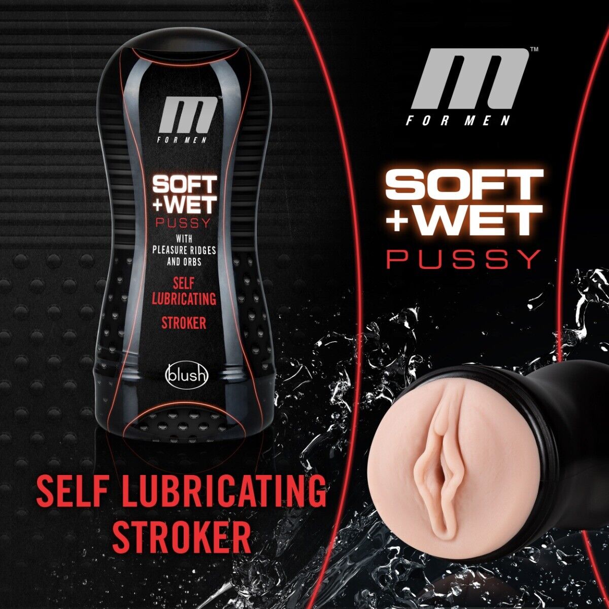 Self Lubricating Male Stroker Cup Male Masturbator Penis Trainer Sex Toy for Men