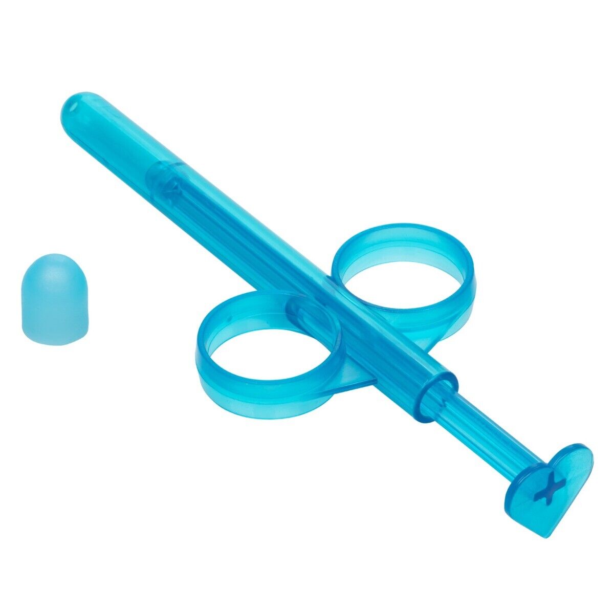 Reusable Refillable Blue Anal Lube Tube Personal Lubricant Applicator Launcher