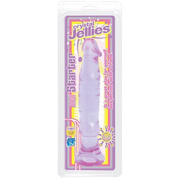 Jelly Anal Stater Bendable Flexible Slim Slender Realistic Anal Dildo Butt Plug