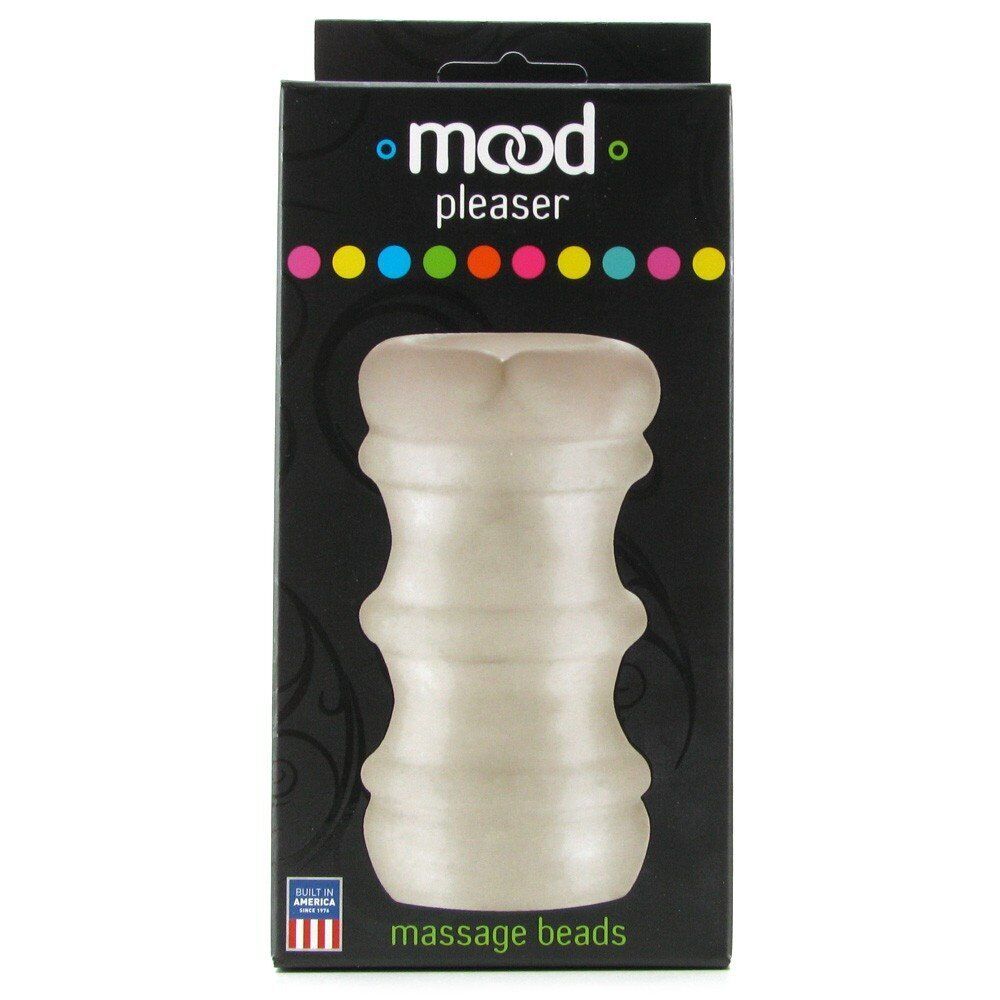 Mood Pleaser Massage Beads Frost Male Masturbator Stroker Sleeve Discreet SexToy