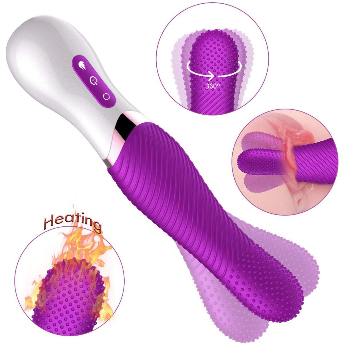 Rechargeable Flickering Tongue Orgasm Vibrator Oral Sex Toys for Women Couples