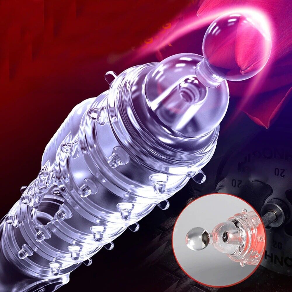 Vibrating Penis Extension Sleeve Extender Sleeve Enhancer Enlarger Cock Cage