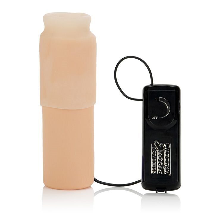 Vibrating Oro Stimulator Penis Sleeve Oral Sex Cock Stroker Male Masturbator