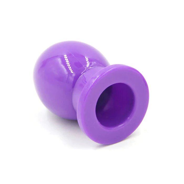 Silicone Full Access Hollow Open Tunnel Anal Plug Dilator Sex Toys