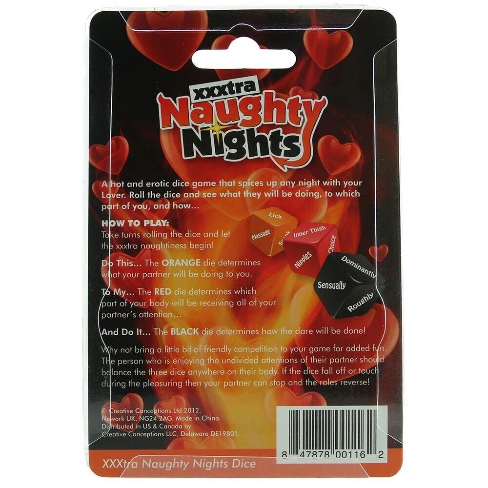 Naughty Nights XXXtra Erotic Dare Dice Couple Lover Bedroom Games