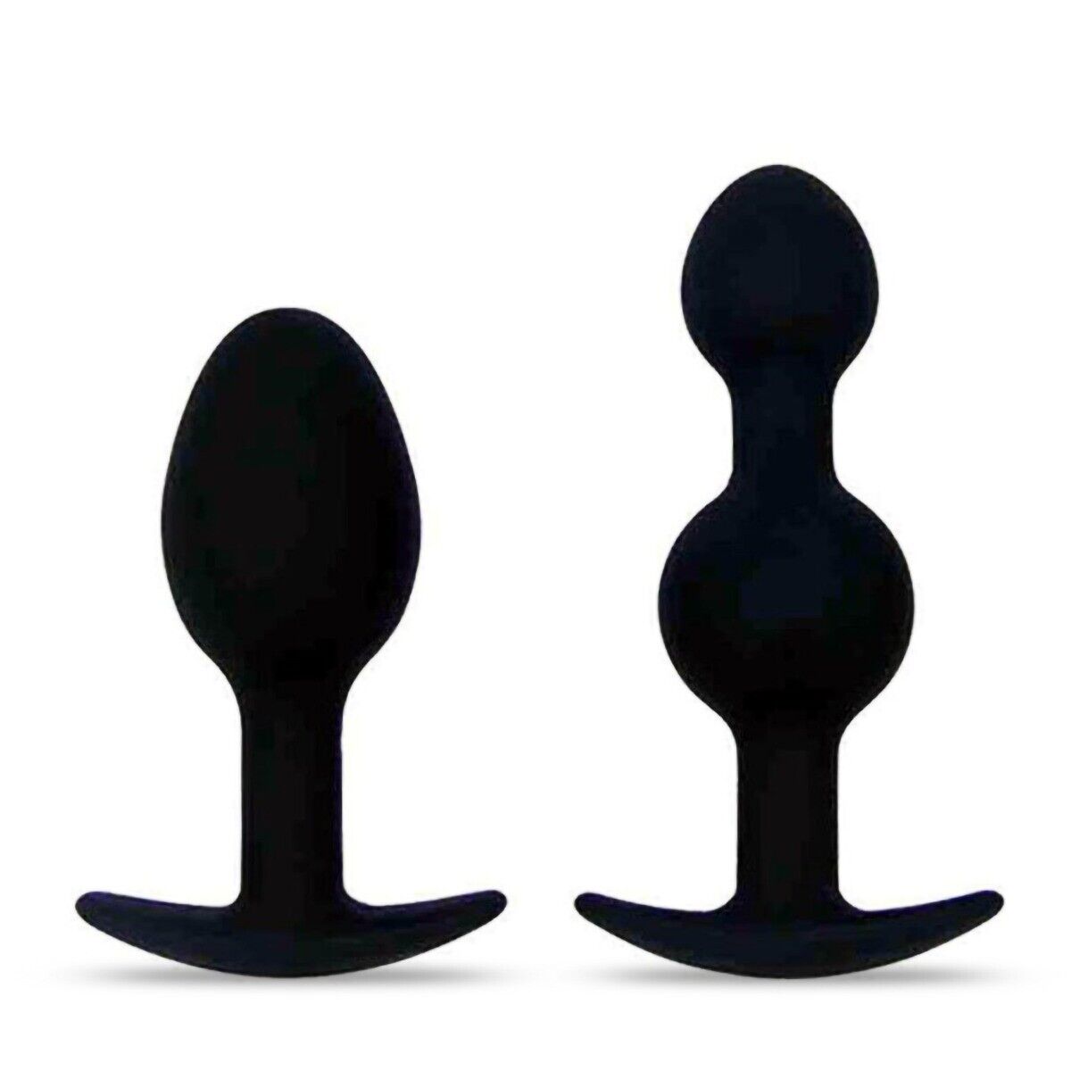 Silicone Wearable Hollow Anal Beads Butt Plug with Vibrating Weight Anal Trainer