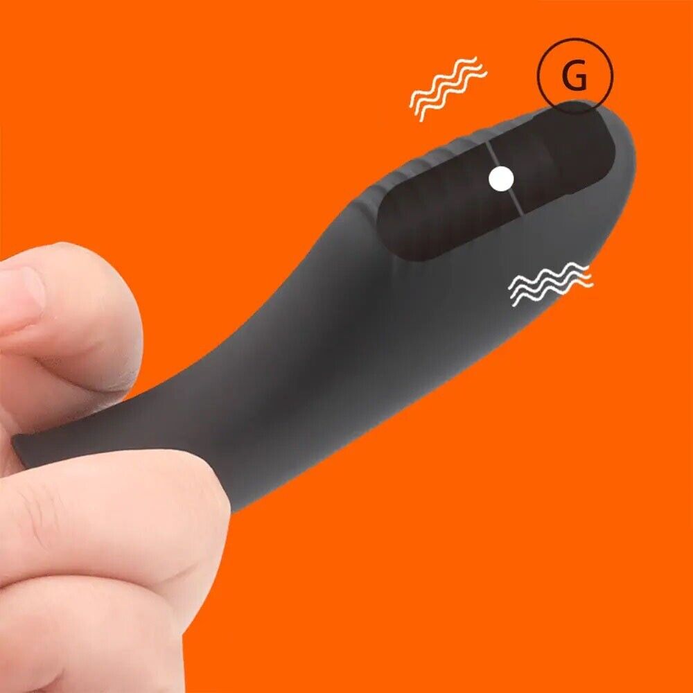 Silicone Finger Massager Vibrator Clit G-spot Foreplay Fingering Orgasm Vibe