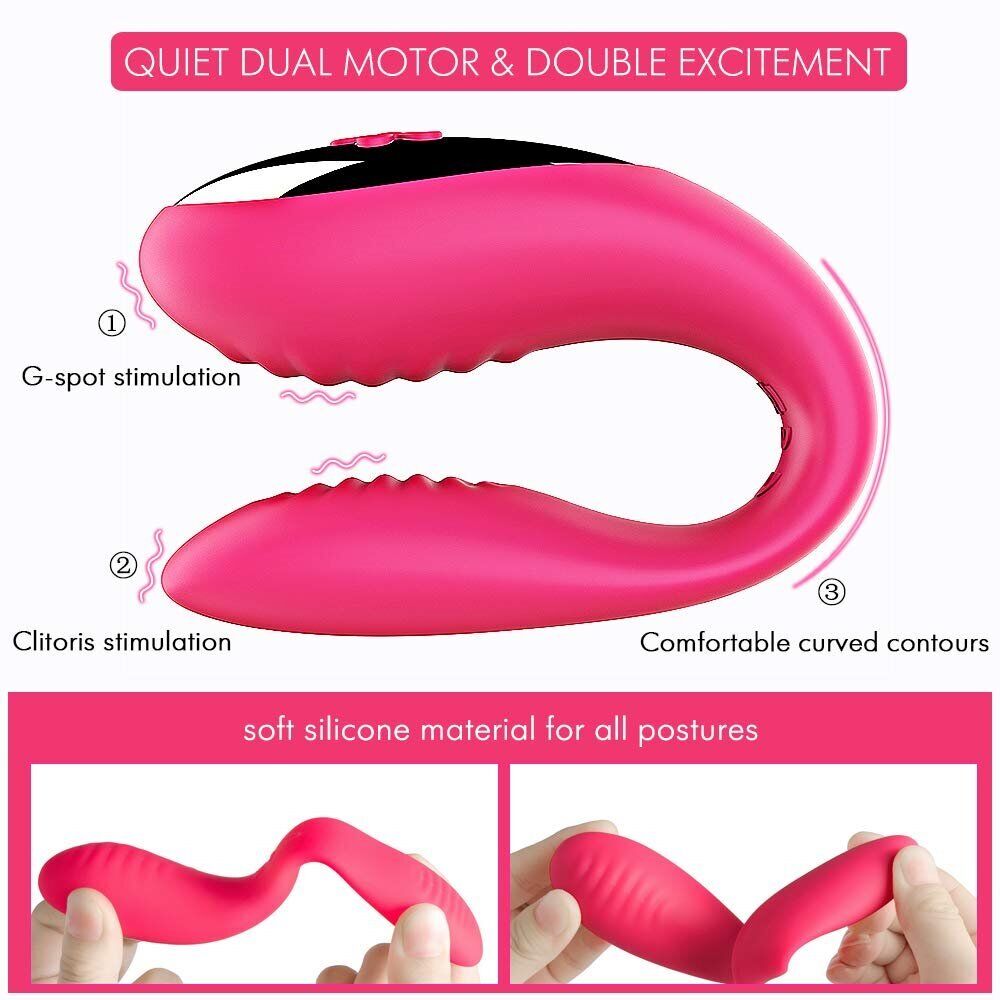 Rechargeable Wireless Remote Control Wearable Vibrator Vibe Couple Lover Sex Toy