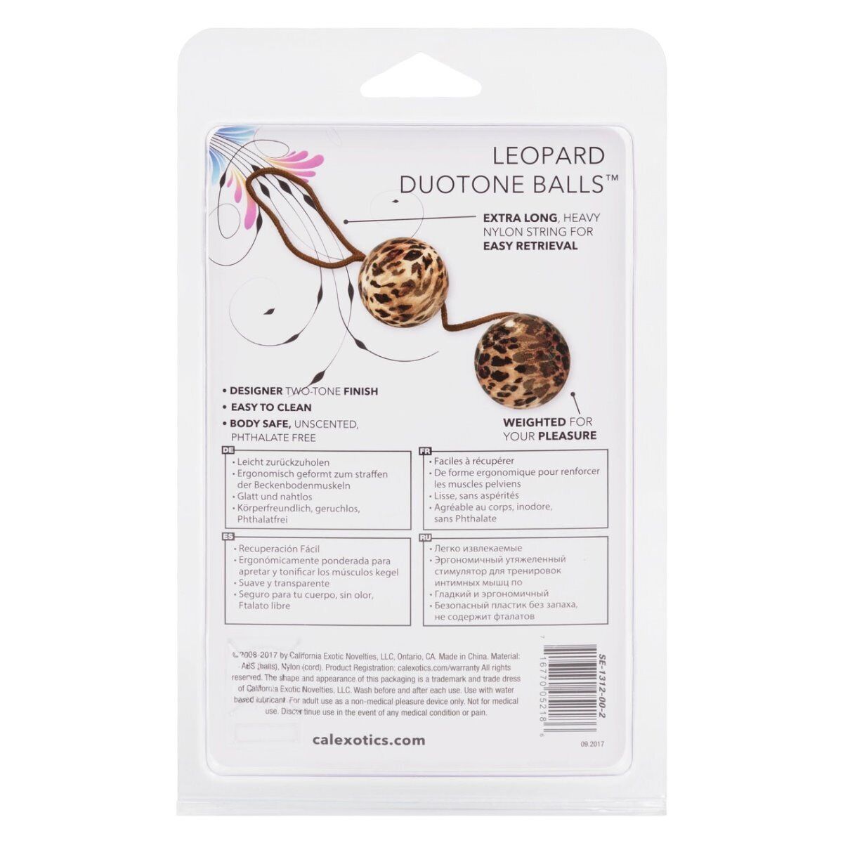 The Leopard Duotone Balls Vaginal Tightener Female Kegel Excercise Ben Wa Balls