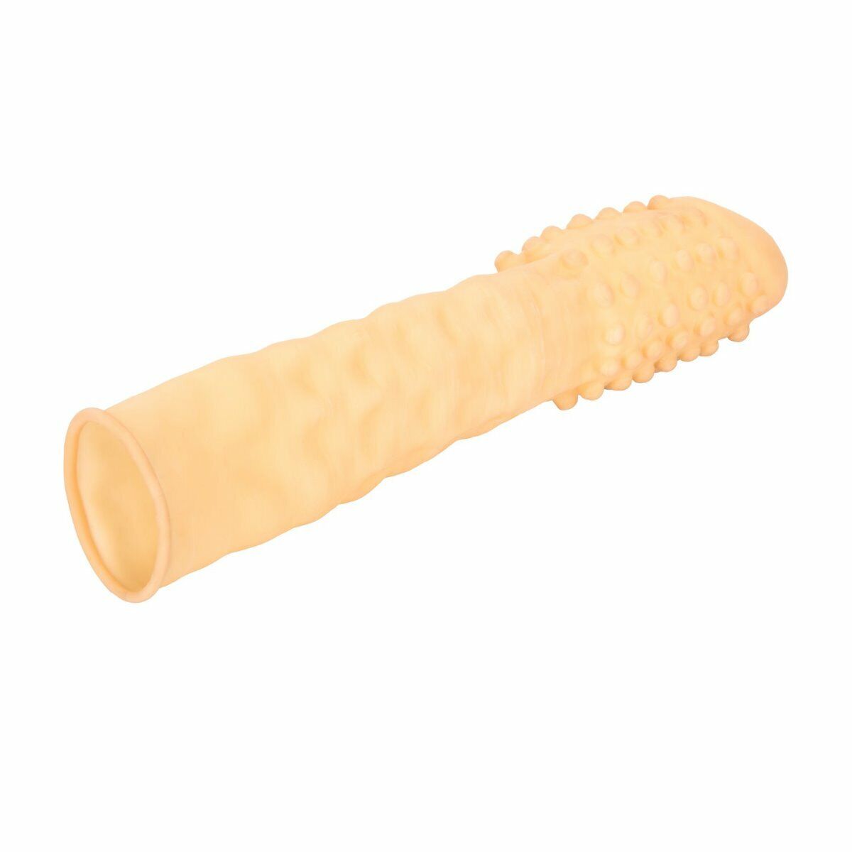 Nubby Latex Penis Extension Sleeve Extender Male Enhancer Sex-toys for Men