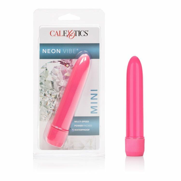 4.5" Mini Neon Vibe Discreet Pocket Vibrator Beginner Clit Anal G-spot Sex Toy