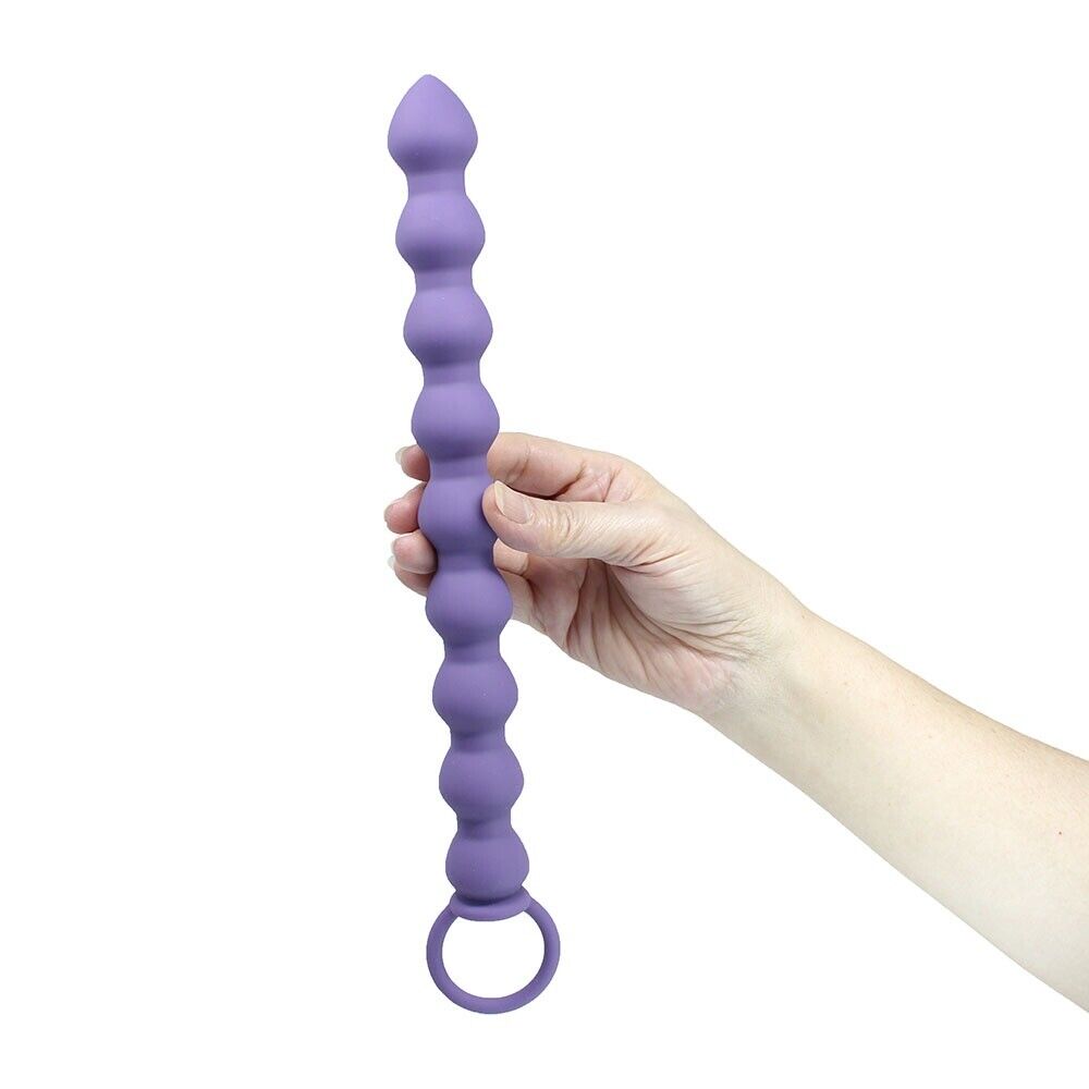 Silicone Bendable Flexible Large Anal Beads Butt Plug Anal Trainer Sex Toys