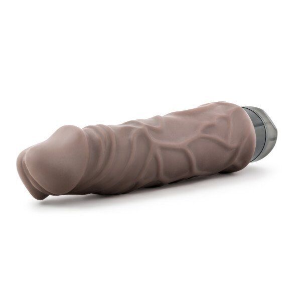 9" Hard On Large Realistic Thick Black Cock Vibrating Dildo Dong Vibe Vibrator