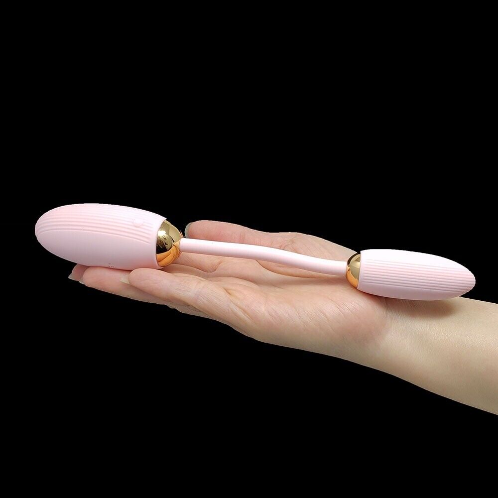 Wireless Remote Control Vaginal Anal Double Egg Bullet Vibe Vibrator DP Sex Toy