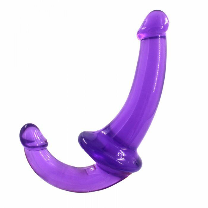 Strapless Strap on Double Ended Dildo Dong Sex-toys for Women Lesbians