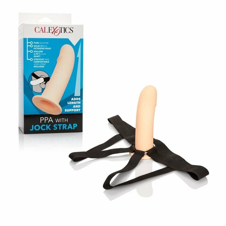 Silicone Hollow Penis Extension Extender Strap-on PPA ED Solution for Men