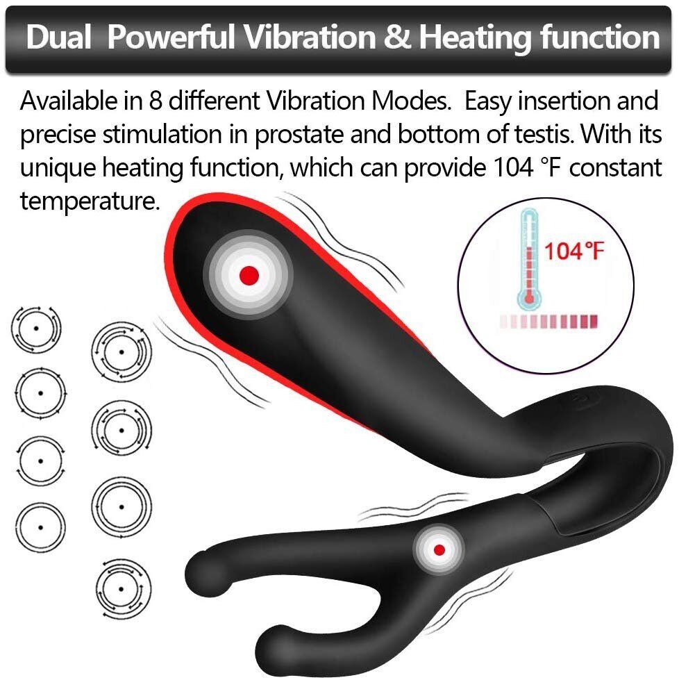 Wireless Remote Control Come Hither Vibrating Prostate Massager Anal Vibe Plug