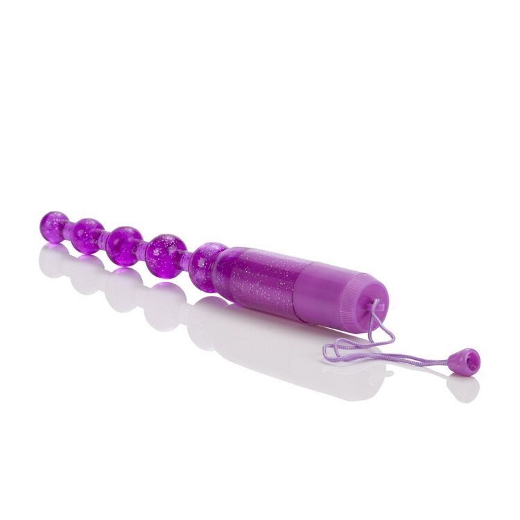 Slender Slim Flexible Bendable Vibrating Pleasure Anal Beads Butt Plug Sex Vibe