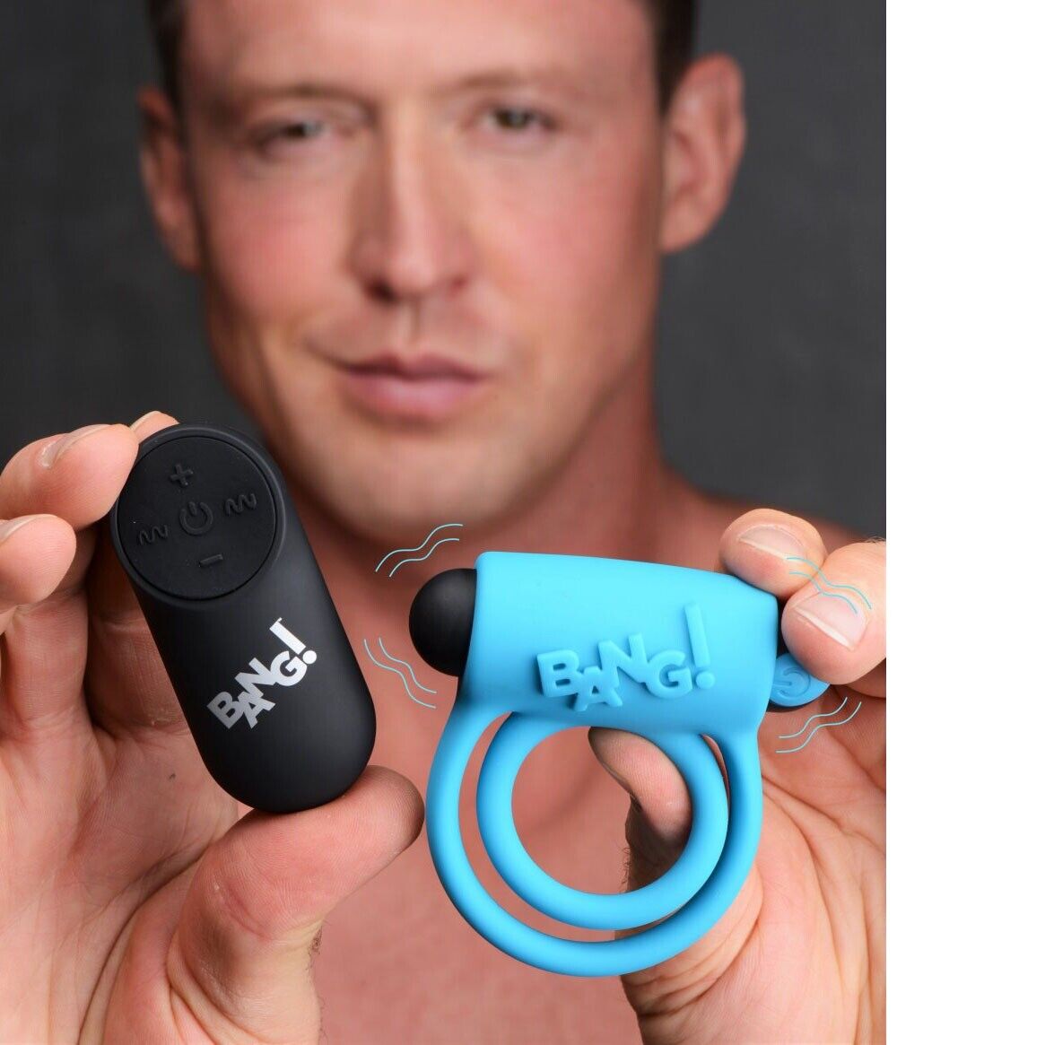 Wireless Remote Control Penis Cock Ring Anal Butt Plug Vibrator Couple Sex Toys