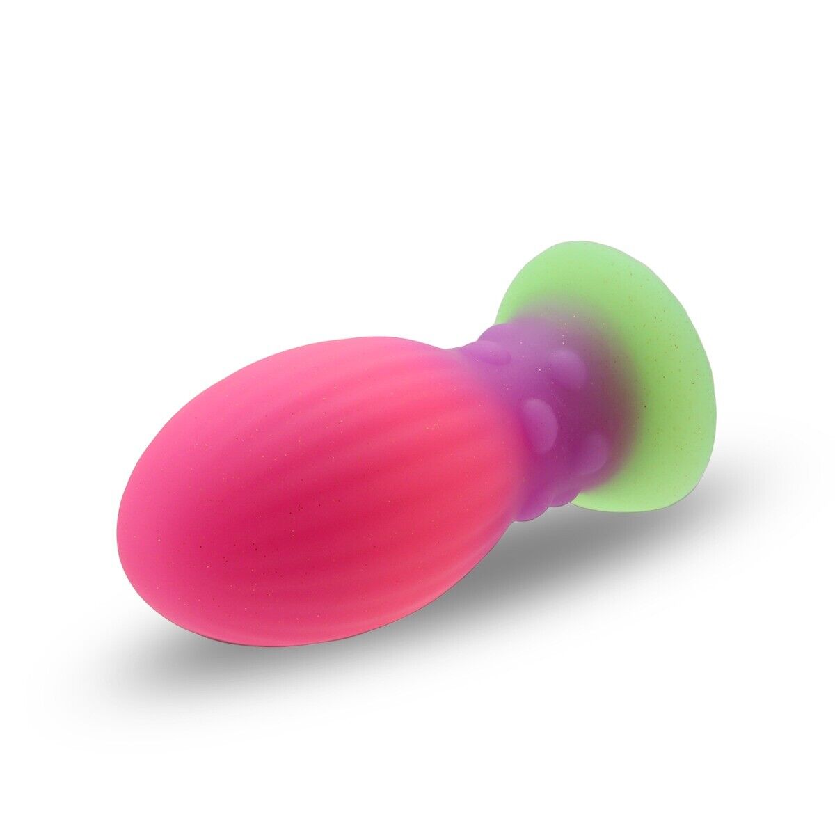 Glow in the Dark Silicone Thick Egg Anal Butt Plug Anal Stretcher Sex Toy