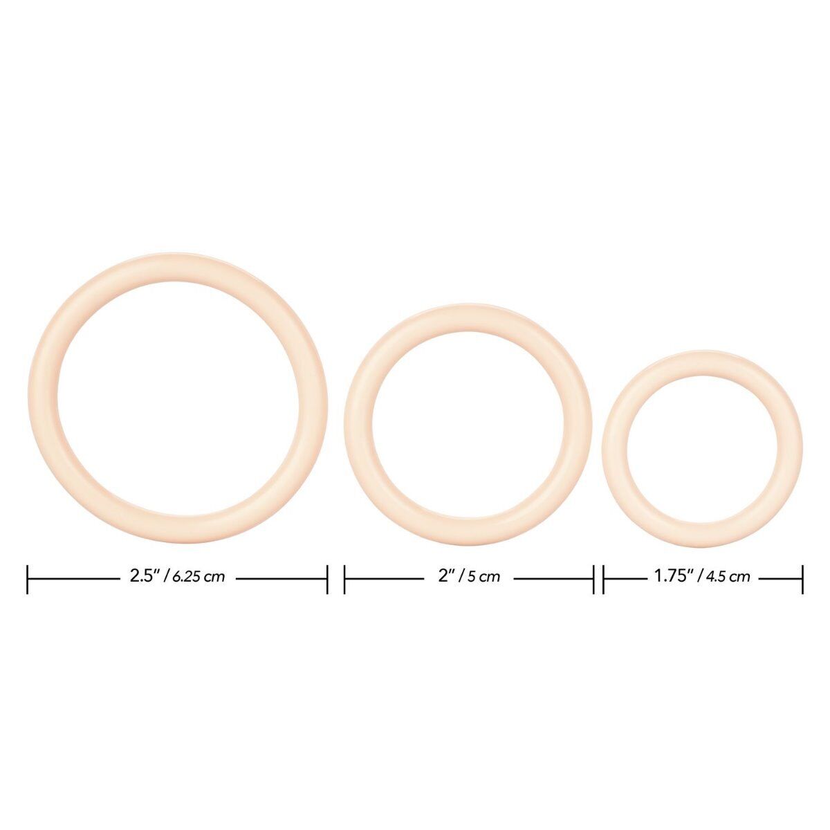 3 Size Rubber Male Penis Erection Keeper Enhancer Prolong Delay Cock Ring S M L