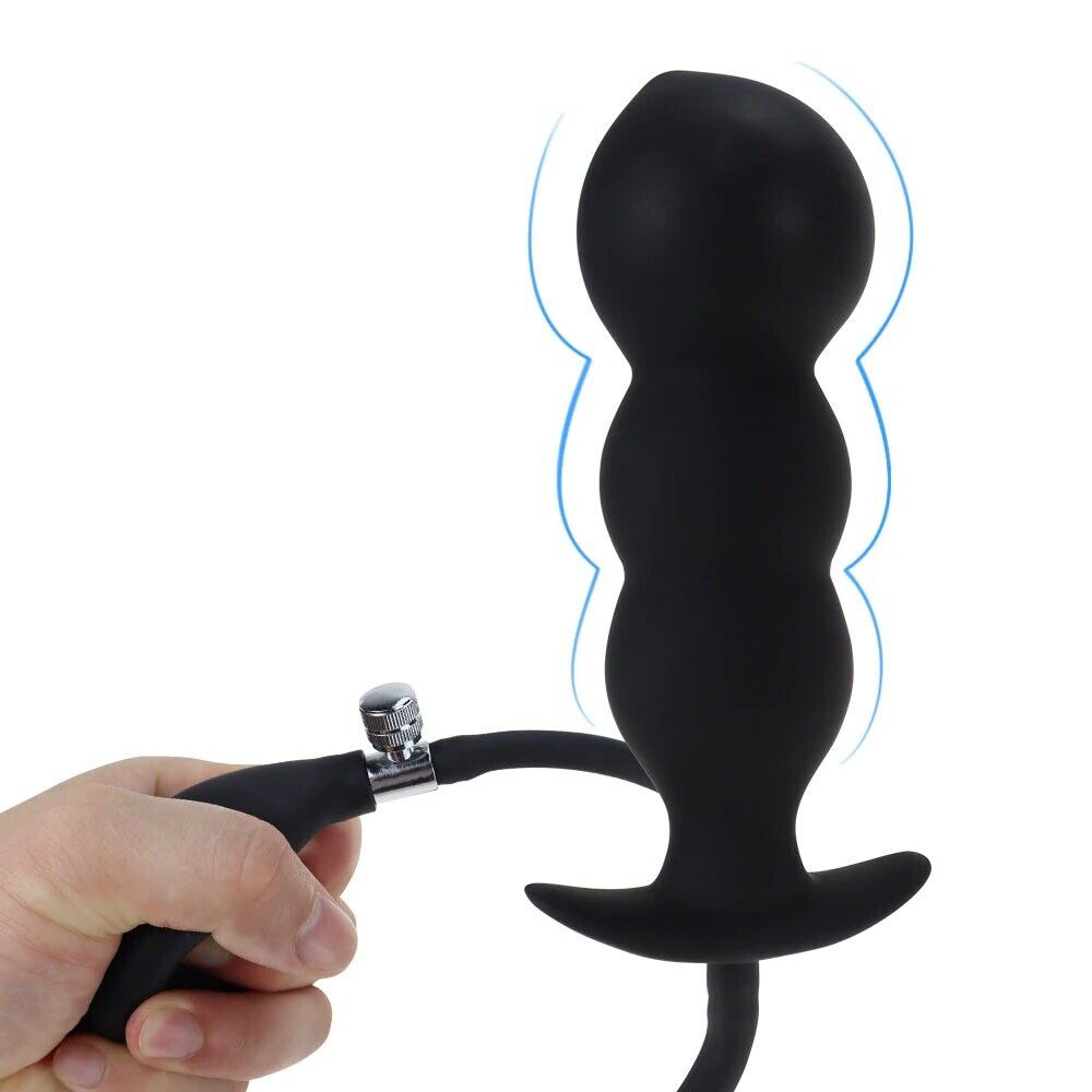 Inflatable Expandable Anal Balloon Butt Plug Anal Stretcher Stretching Sex Toys