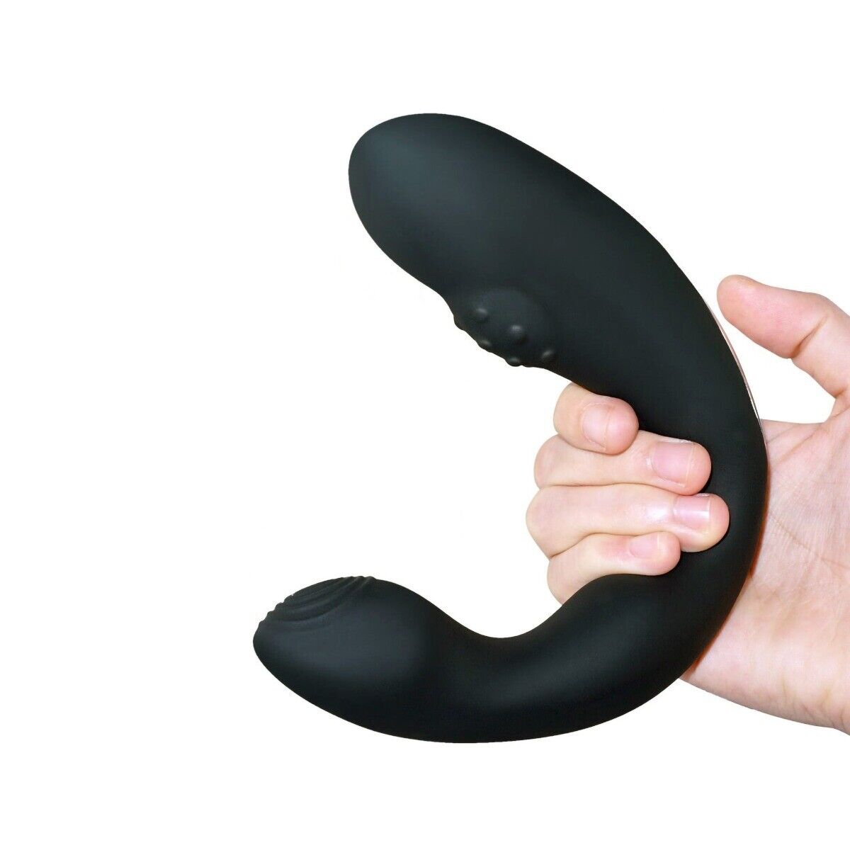 Silicone Rechargeable Anal P-spot Vibrator Probe Prostate Massager Stimulator