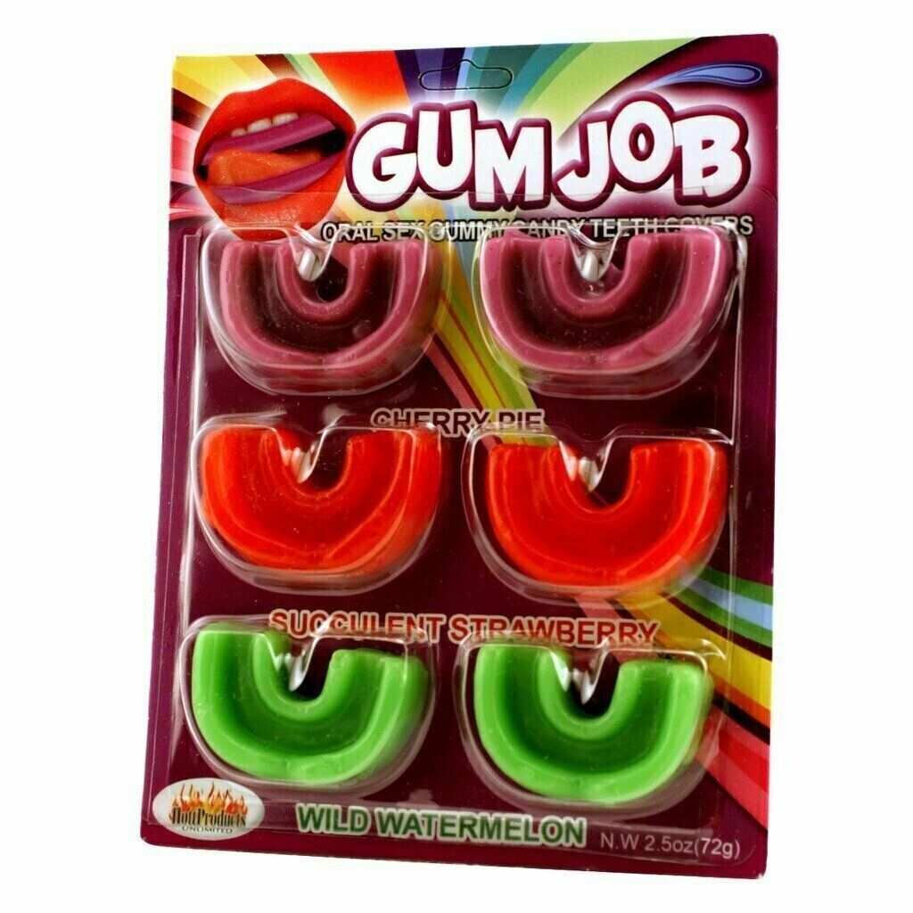 Gum Job Oral Sex Gummy Candy Teeth Covers Blow-job Enhancer for Couples - 6 PACK