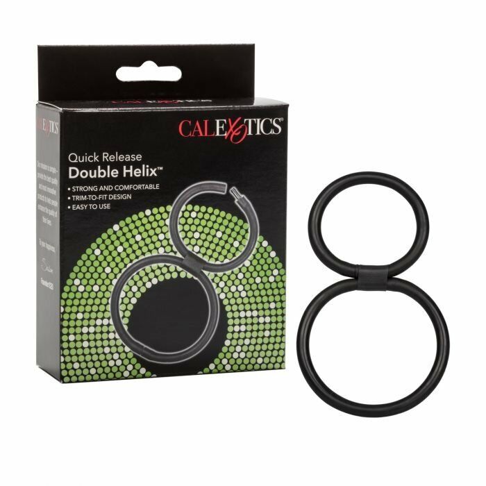 Double Helix Quick Release Penis Ring Cock Balls Ring Enhancer Erection Keeper