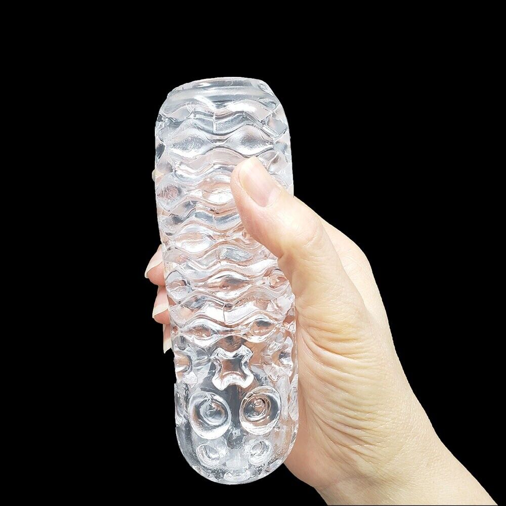 Mini Ribbed Pocket Cock Stroker Sleeve Male Masturbators Sex Toys for Men