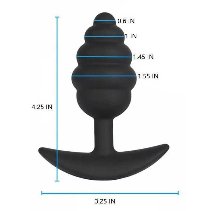 Silicone Wearable Anal Butt Plug Anal Sex Toys for Men Women Couples