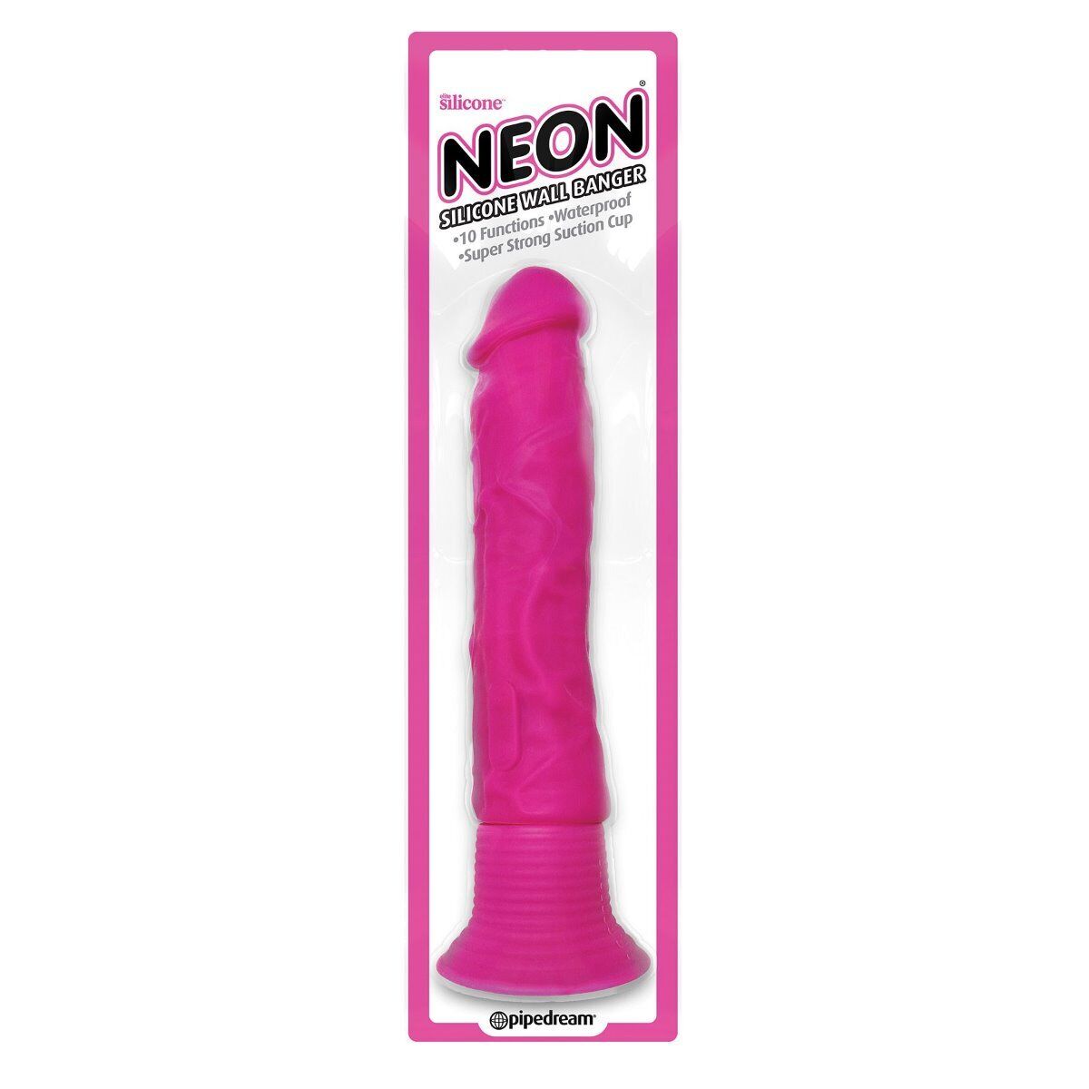 Silicone Wall Banger Realistic Dildo Vibrator Hands-free Suction Cup