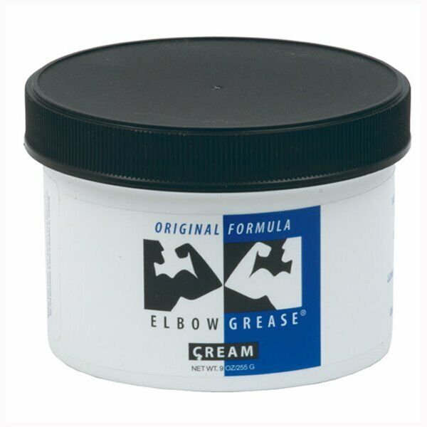 Elbow Grease Orginal Cream Oil Based Male Personal Lube Sex Lubricant 9 oz Jar