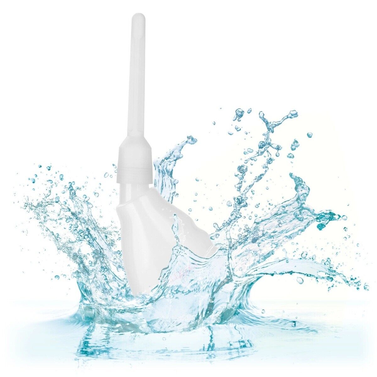 Reusable Vaginal Anal Cleansing Douche and Enema System with 2 Nozzles