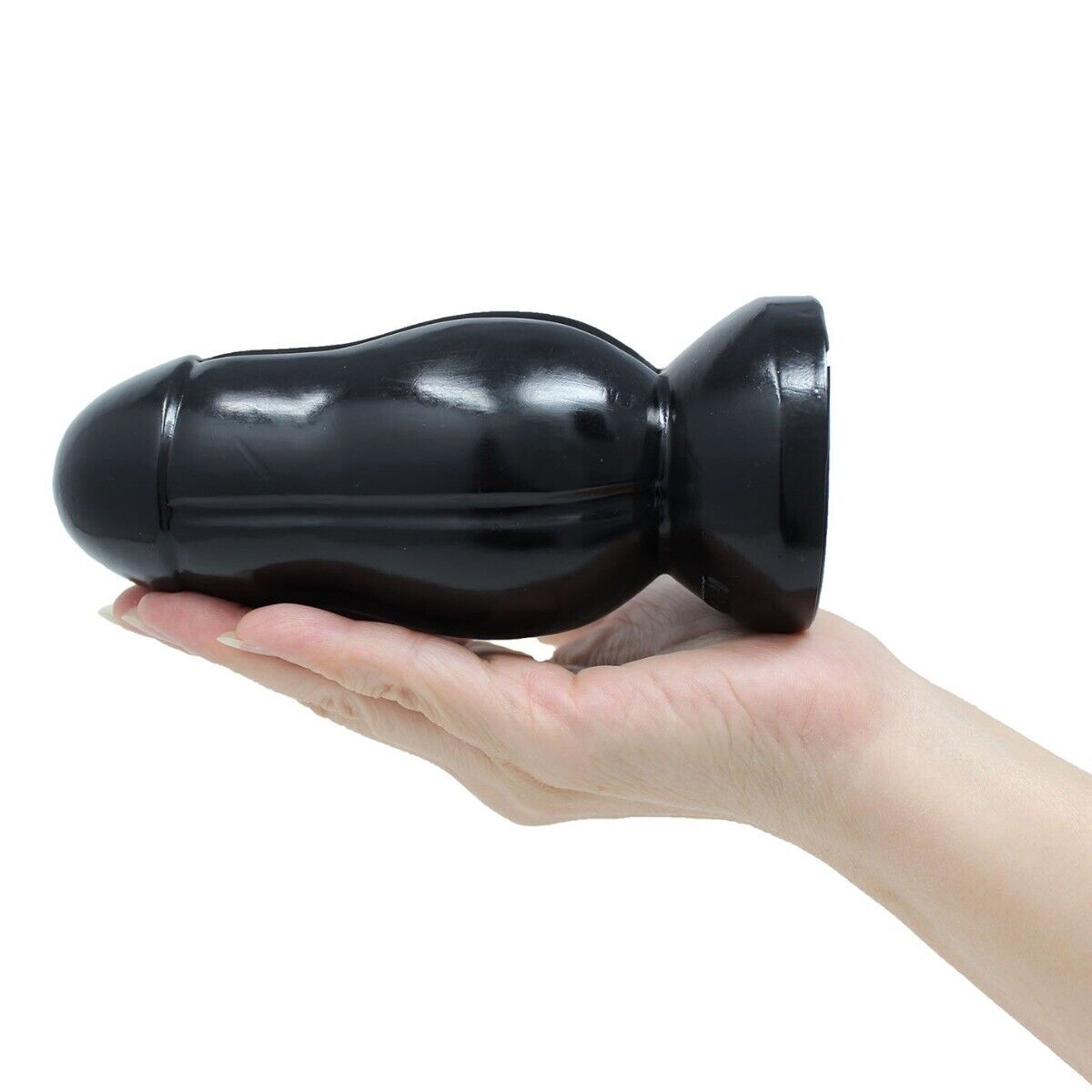 Soft Squeezable XL Extra Large Anal Butt Plug Dildo With Suction Cup