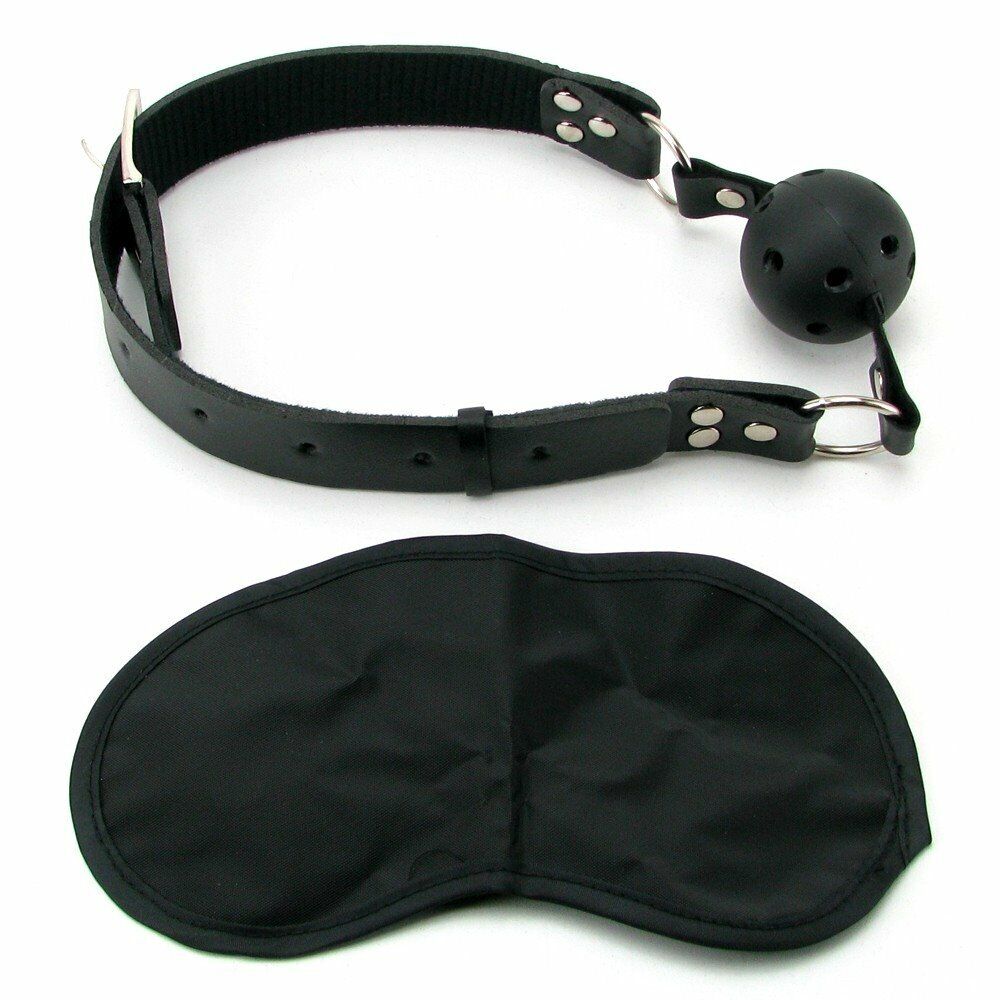 Fetish Fantasy Breathable Ball Gag Adjustable Straps SM Bondage Sex Toys