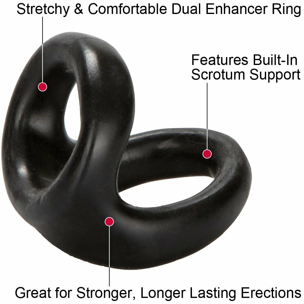 Snug Tugger Cock Balls Dual Support Male Penis Erection Enhancer Cock Ring