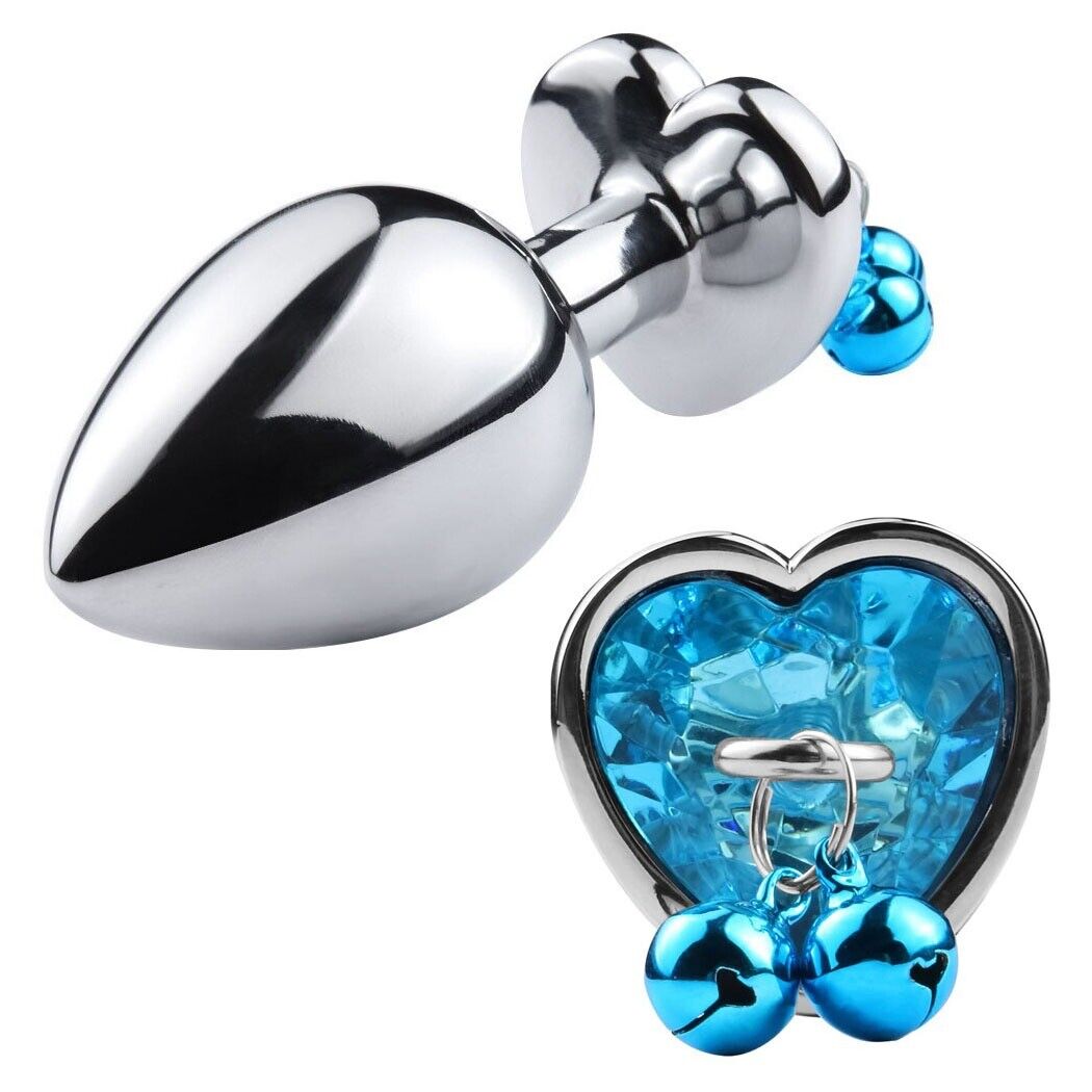 Metal Jewel Butt Plug Bells Chain Anal Trainer Sex Toys for Men Women Couples