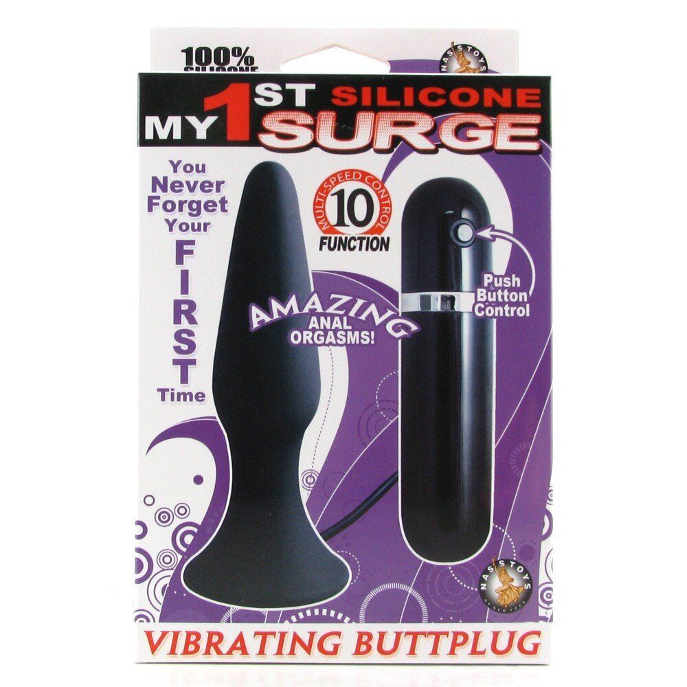 FirstTimer Beginner Silicone Vibrating Anal Orgasm Butt Plug Vibrator Vibe Dildo