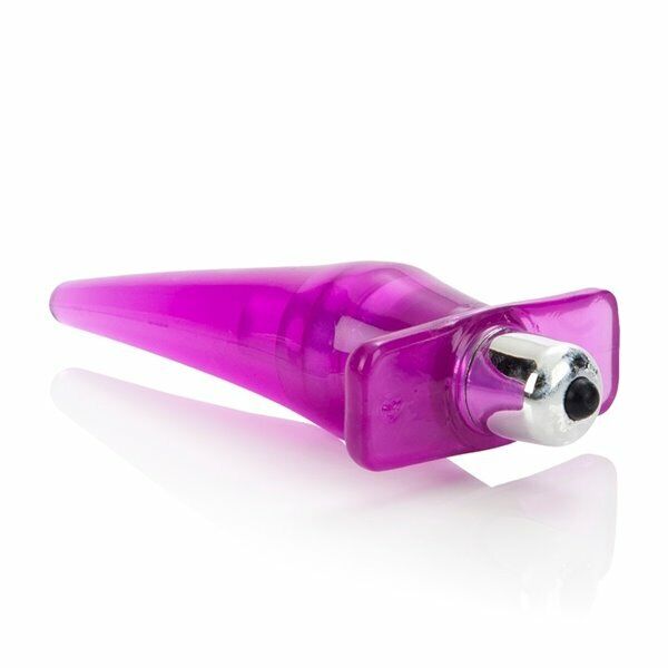 Mini Vibro Tease Slender Slim Vibrating Anal Sex Probe Butt Plug Vibe Vibrator