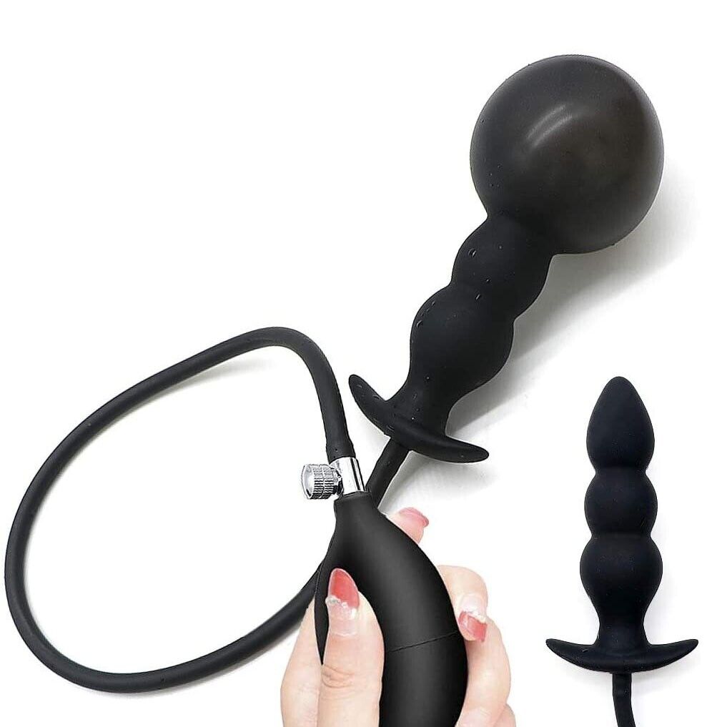 Inflatable Expandable Anal Balloon Butt Plug Anal Stretcher Stretching Sex Toys