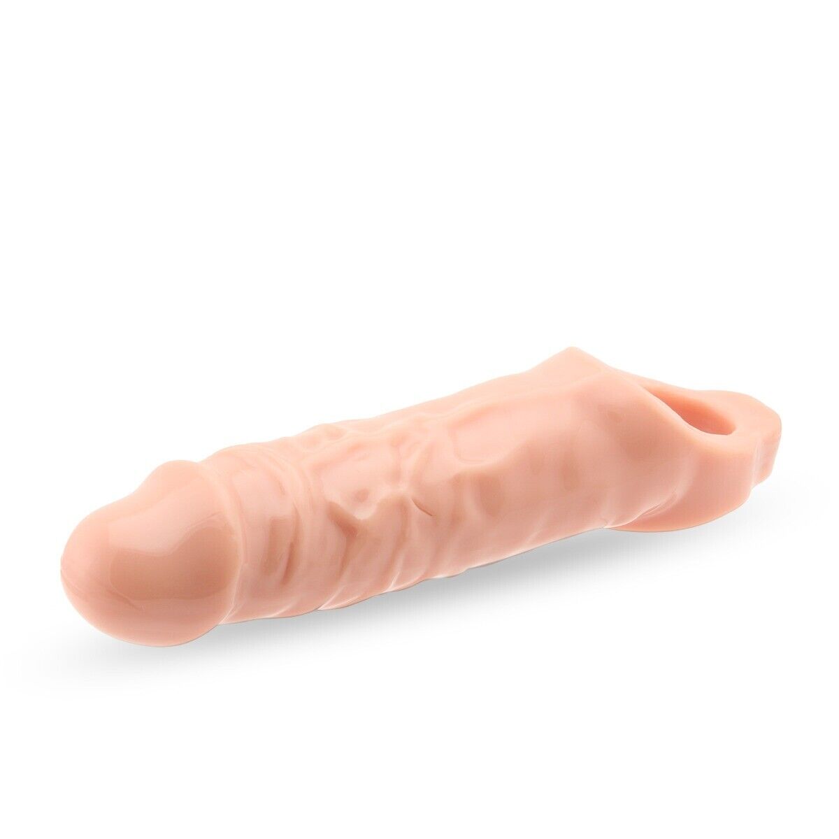 Thick Realistic Male Penis Extension Extender Sleeve Add 1" Cock Enlarger